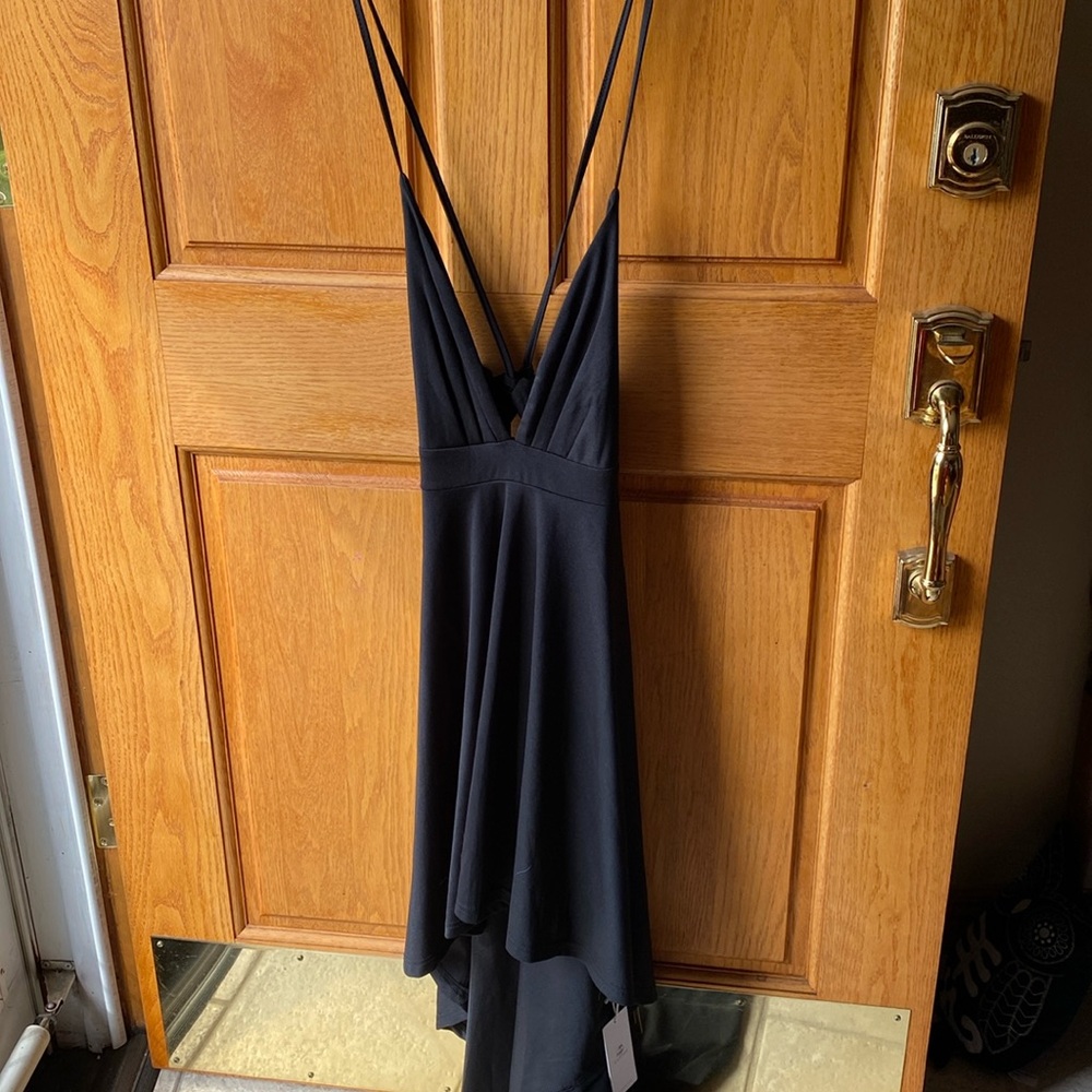 Strappy Black Cupshe dress, size S, NWT